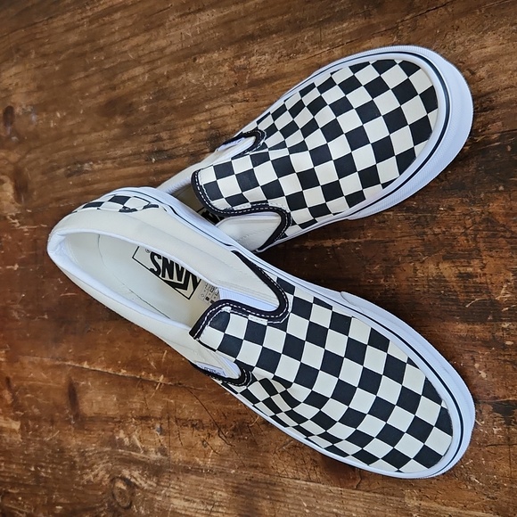 Vans Classic Slip On Checkerboard Sneakers M7.5/W9 - Picture 7 of 7